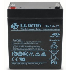Акумуляторна батарея В.В. Battery HR 5.8-12 (5.8Ah, 12V, AGM)