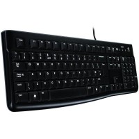 Клавіатура дротова LOGITECH K120 USB UKR чорна (920-002643)