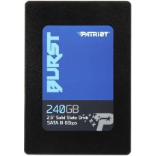 Накопичувач SSD PATRIOT BURST 240Gb 2.5” (PBU240GS25SSDR) Накопичувач SSD PATRIOT BURST 240Gb 2.5” (PBU240GS25SSDR)